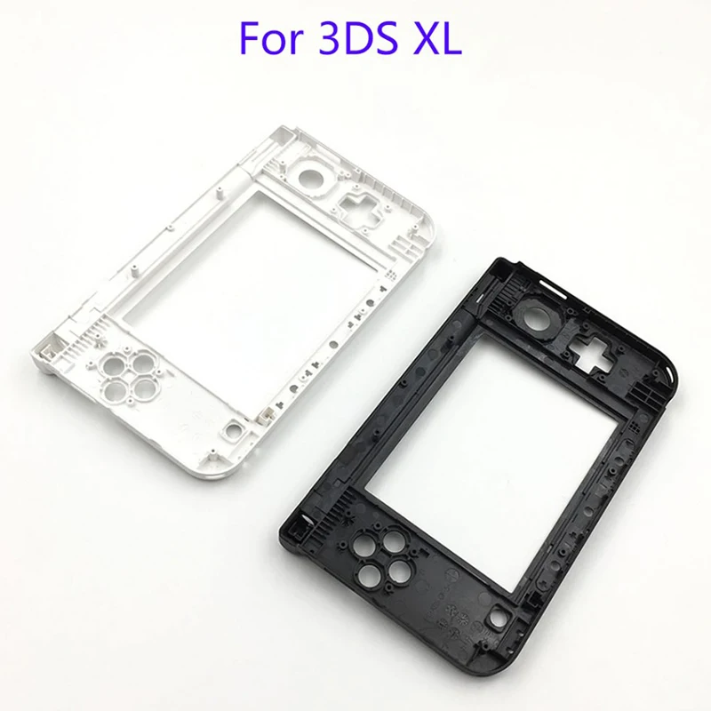 

For Nintendo 3DS XL LL Replacement Hinge Part Black Matte Bottom Middle Shell Housing