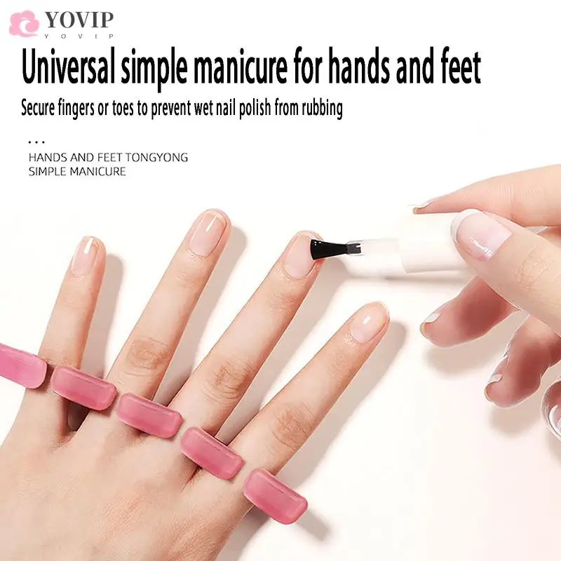 

Разделитель пальцев ног из мягкого силикона/Разделитель пальцев для маникюра и педикюра, косметический уход, искусство ногтей