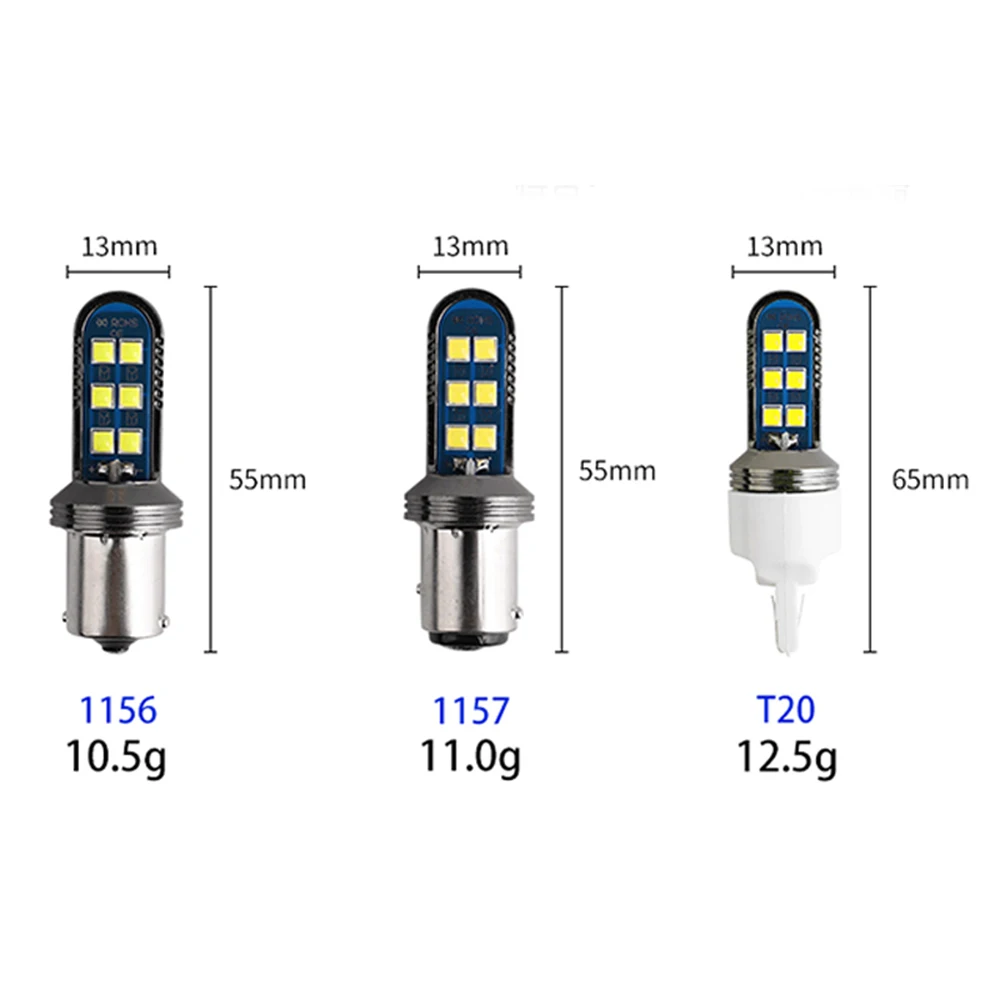 1 шт. 1156 1157 T20 T25 12SMD 3030 светодиод для автомобиля грузовика мотоцикла фонарь заднего