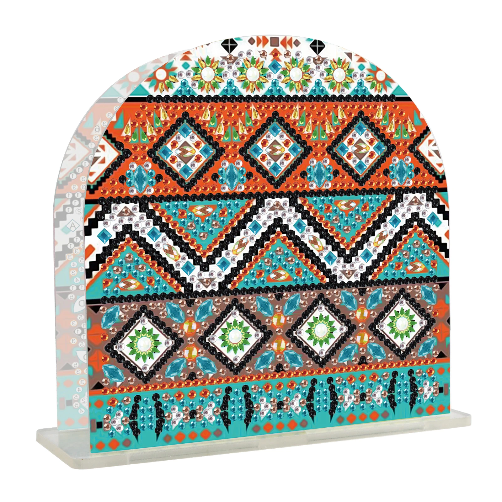 Стеллаж для бумажных полотенец стеллаж с простым рисунком 5D в форме кристаллов