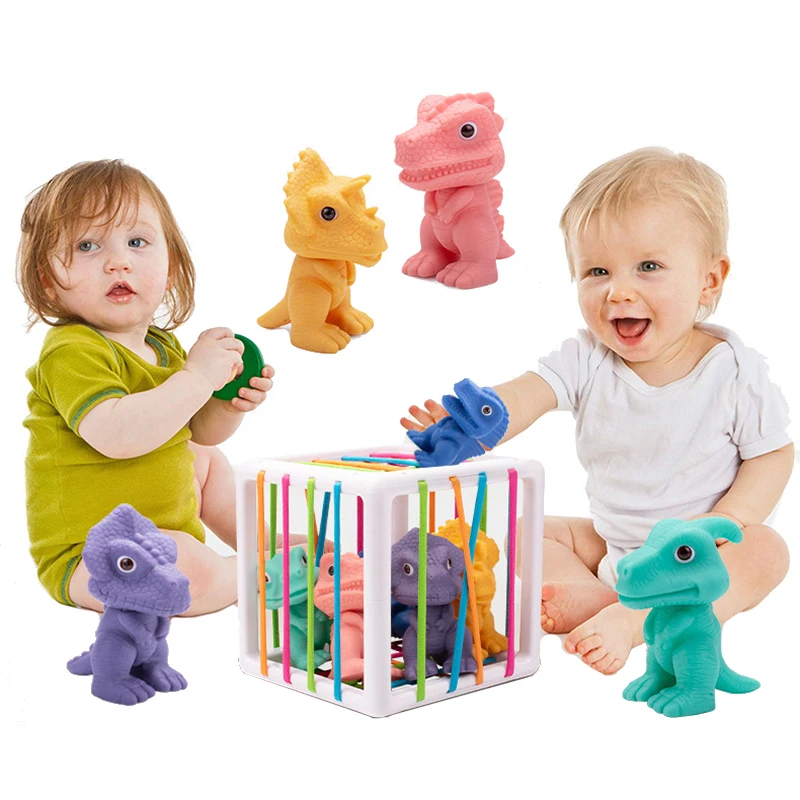 

Montessori Material Shape Sorting Toys Animal Geometric blocks Baby Games Educational Touch Sensory Toys For toddler Fine Motor