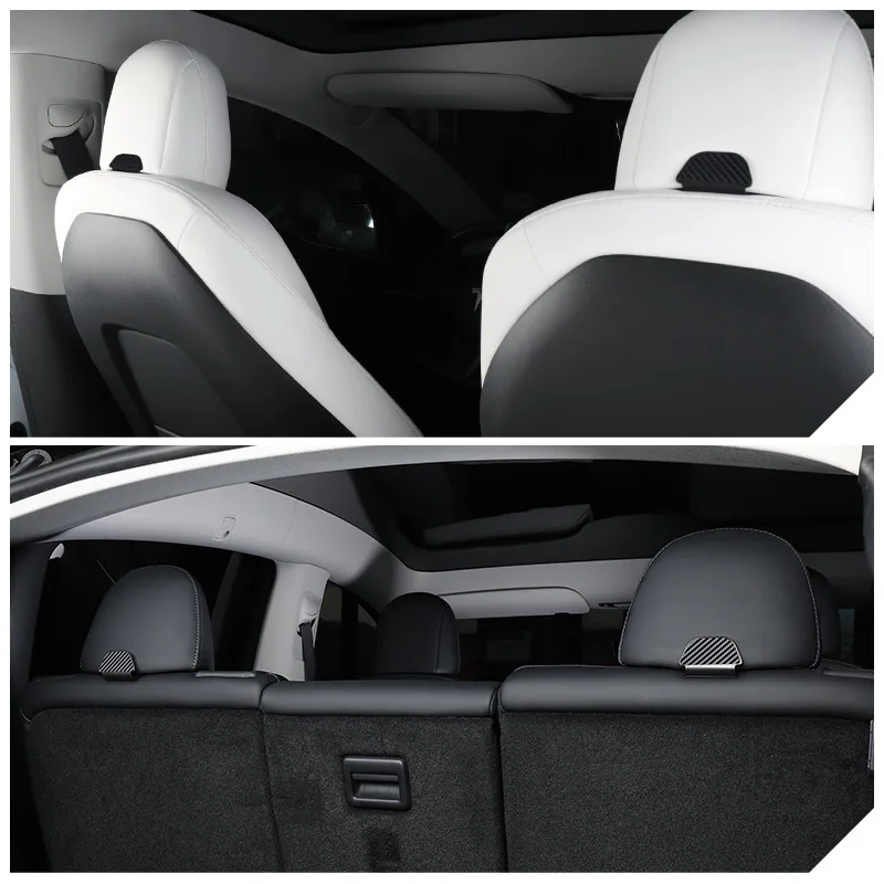 Для Tesla Model 3/Y 2021-2024 2 шт. искусственные крючки для автомобильных сидений вешалка