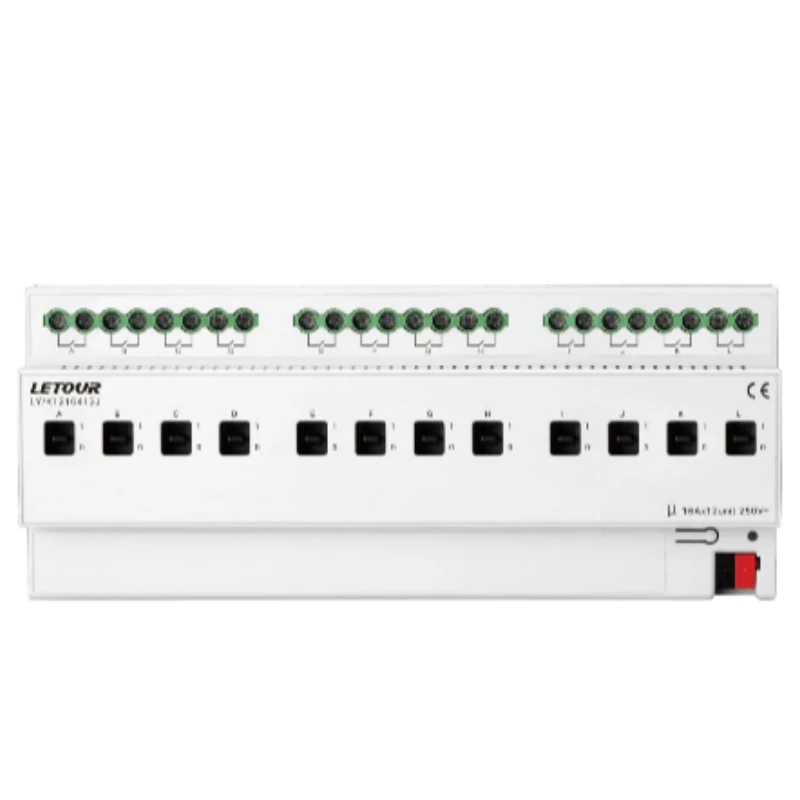 

12-канальный 16 А умный Модуль светильник еля света KNX/Bei, система для умного дома KNX