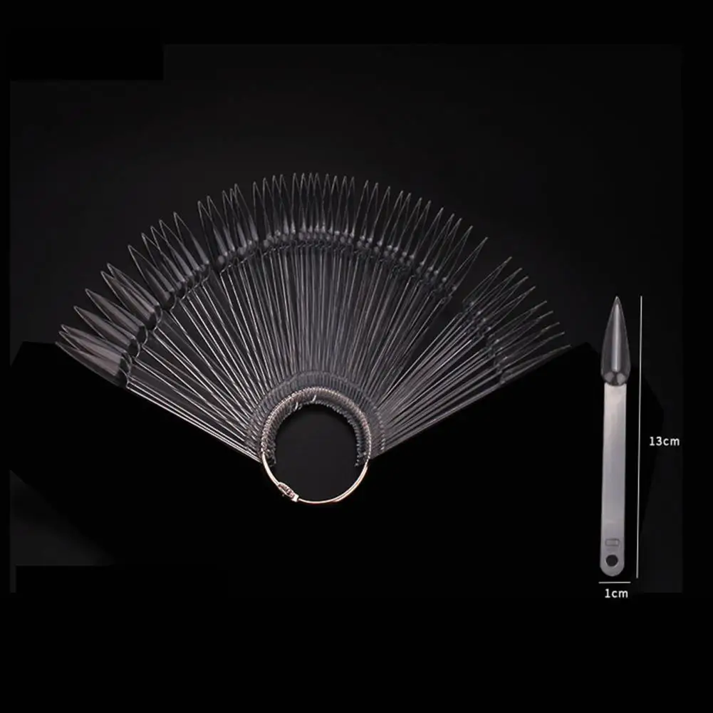 

50Pcs Practical Mini Fashion DIY Template Manicure Stamping Plate for Nail Salon Manicure Printing Mold Color Display Board