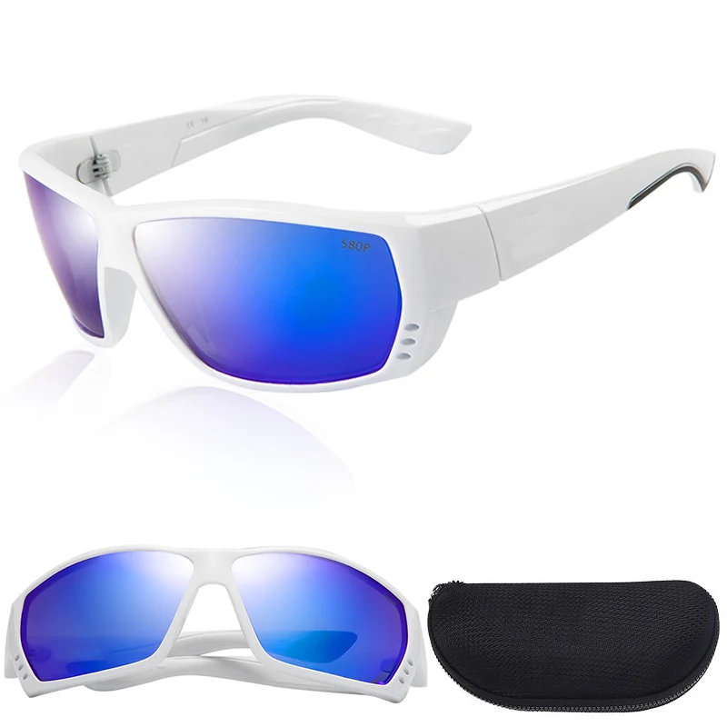 Мужские солнцезащитные очки Tuna Alley брендовые дизайнерские квадратные