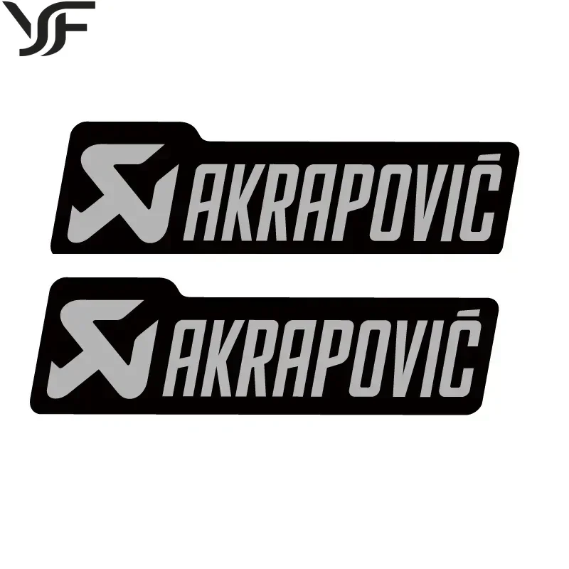 

YF * стек-наклейка для AKRAPOVIC, эпоксидные наклейки для мотоцикла, водонепроницаемые наклейки с логотипом Akrapovic, аксессуары, наклейка на выхлопную систему