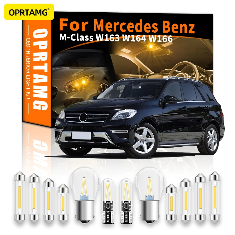 

Внутреннее освещение для Mercedes Benz M-Class W163 W164 W166 1998 1999 2004-2022
