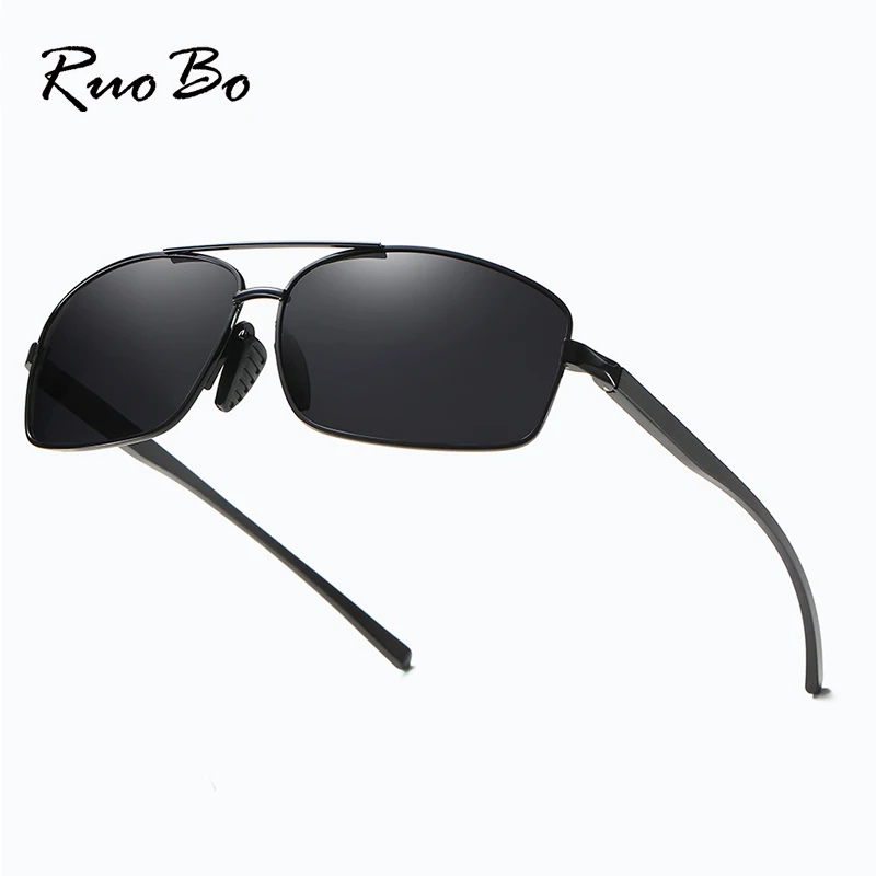 RUOBO классические поляризационные фотохромные солнцезащитные очки для мужчин