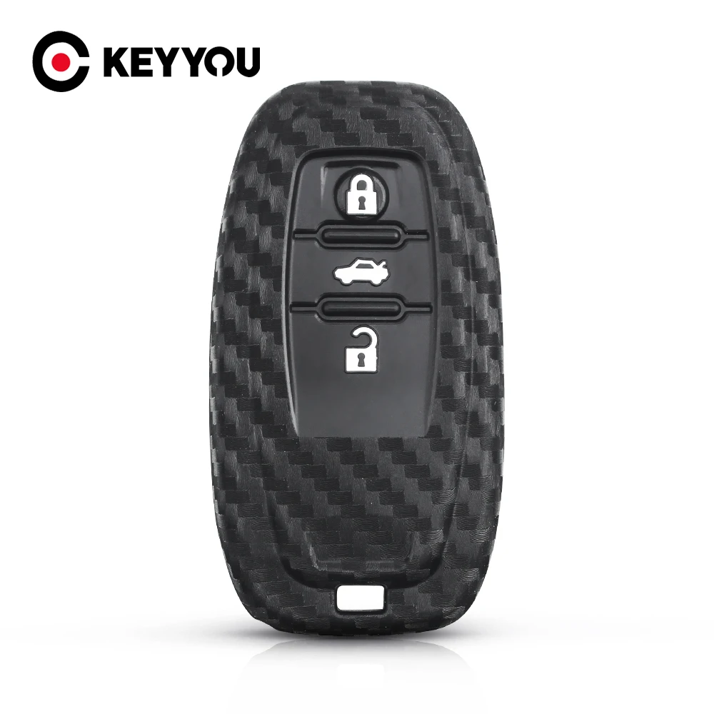 

Чехол для автомобильного ключа KEYYOU из углеродного волокна, защитный чехол для Audi A3 A4 A7 A8 A4L A5 A6 A6L S5 S7 B6 B7 B8 Quattro Q3 Q5 Q7, 10 шт.