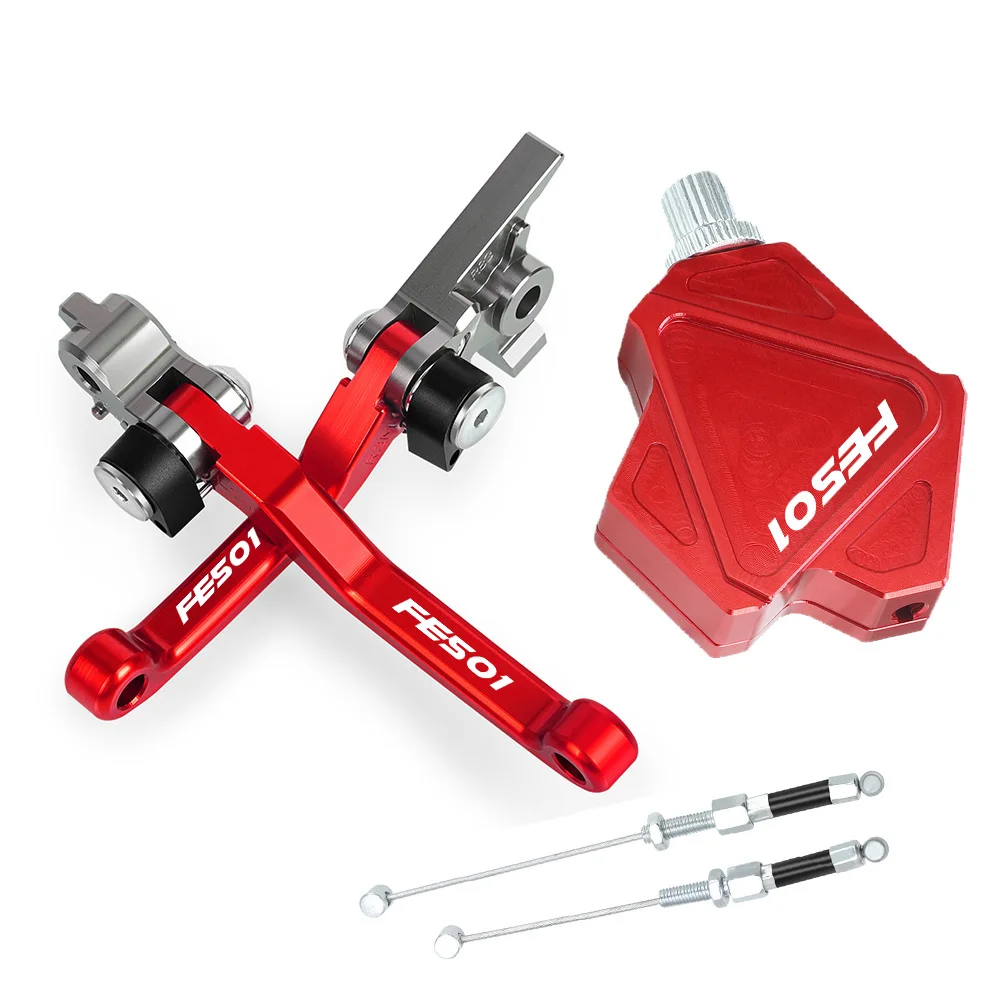 

Short Stunt Clutch Lever Easy Pull Cable System Motorcycle Aluminun Brake Clutch Levers FOR HUSQVARNA FE501 FE 501 S 2017-2018