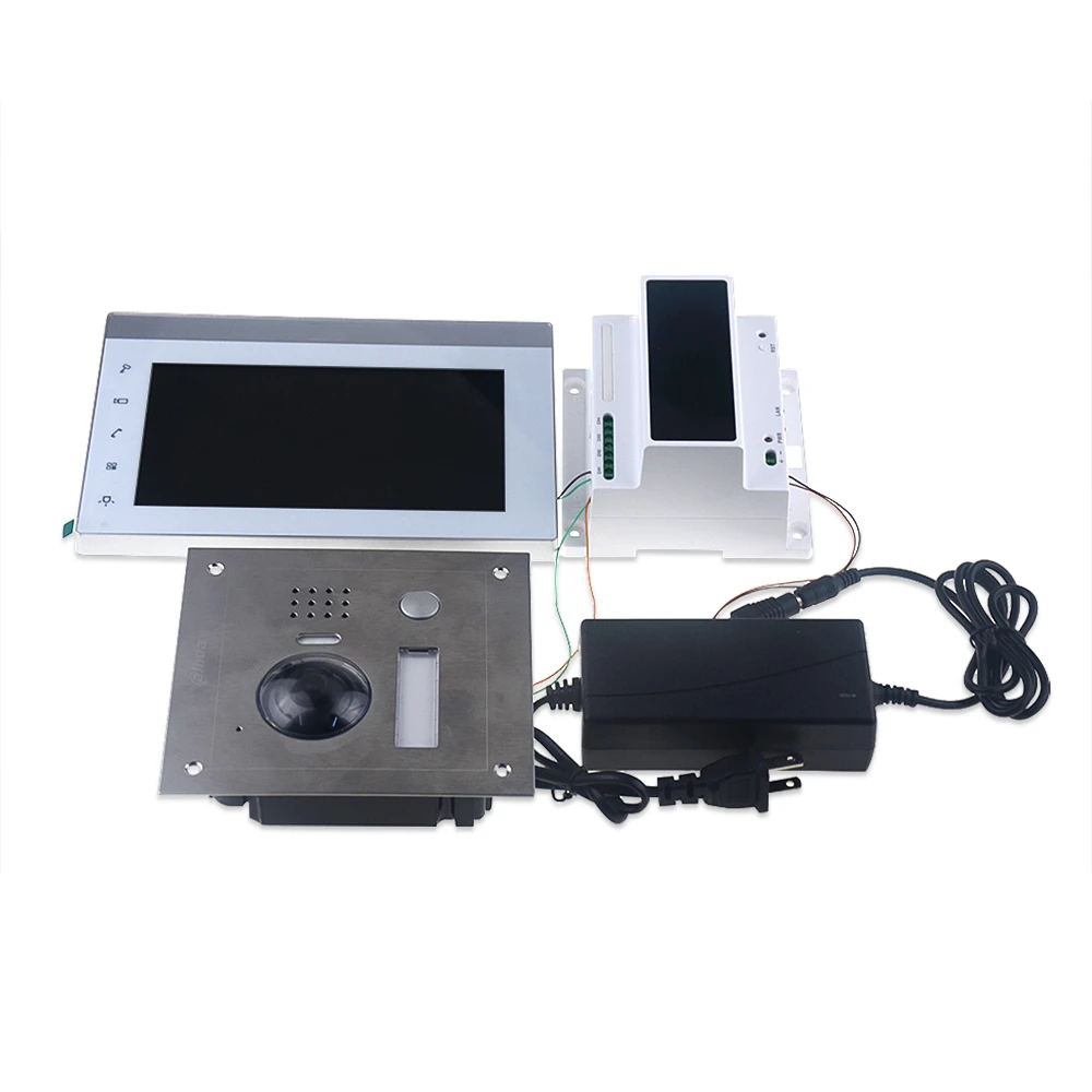 Внутренняя связь Dahua VTO2000A-2-S1 VTNC3000A 2-проводная звуковая сигнализация 2-дверное