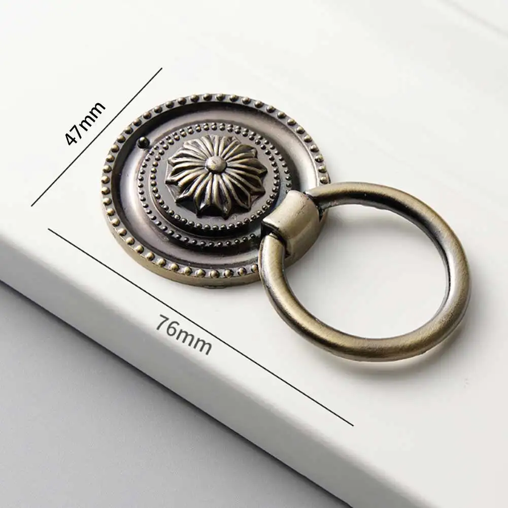 Высококачественные аппаратные ручки кольцевая ручка 43*76 мм для шкафа мебельные