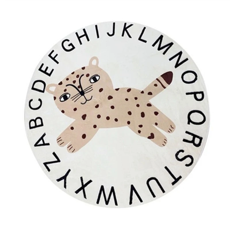 

Children's Room with Round Carpet Elephant Rug 러그 ковер Baño диван коврик Carpet Home Bedroom Decor Floor Mat Rugs Mat Cute