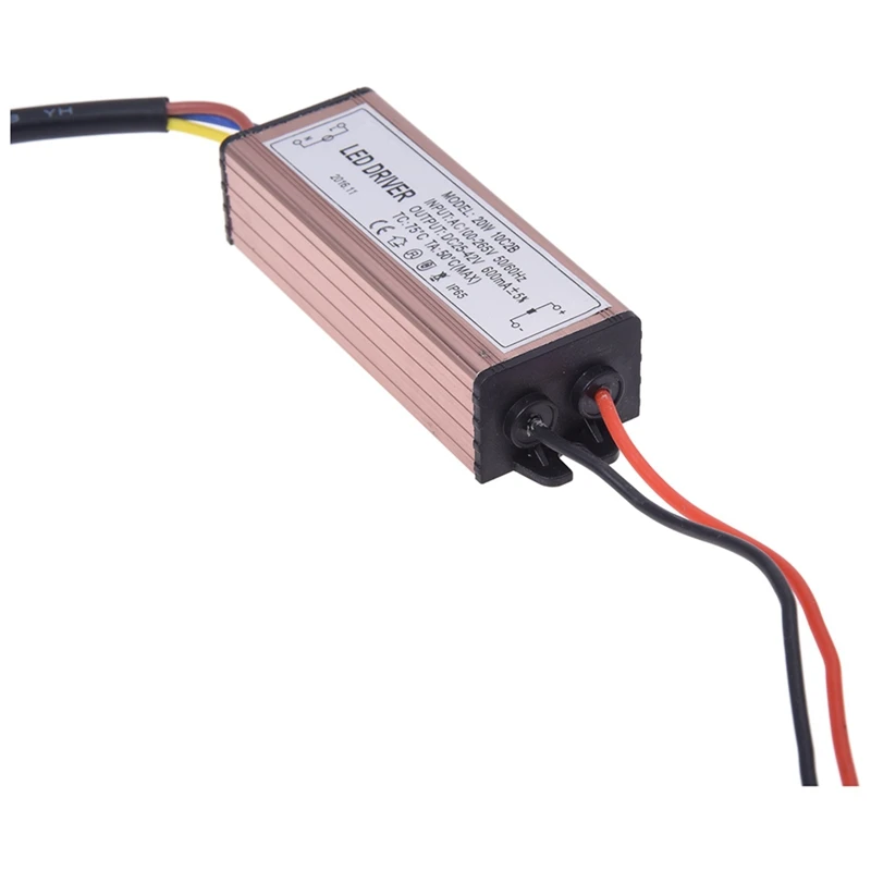 

5X 20W LED Driver Power Converter Constant Current Driver Waterproof Transformer