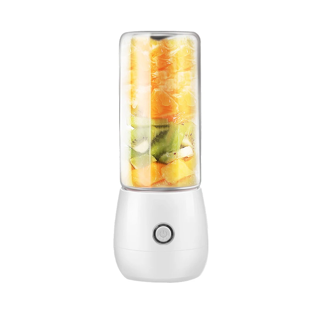 

Electric Juicer Cup 450ml Rechargeable Portable Cordless Fruit Blender Bottle Home Breakfast Orange Mixer Juice Maker