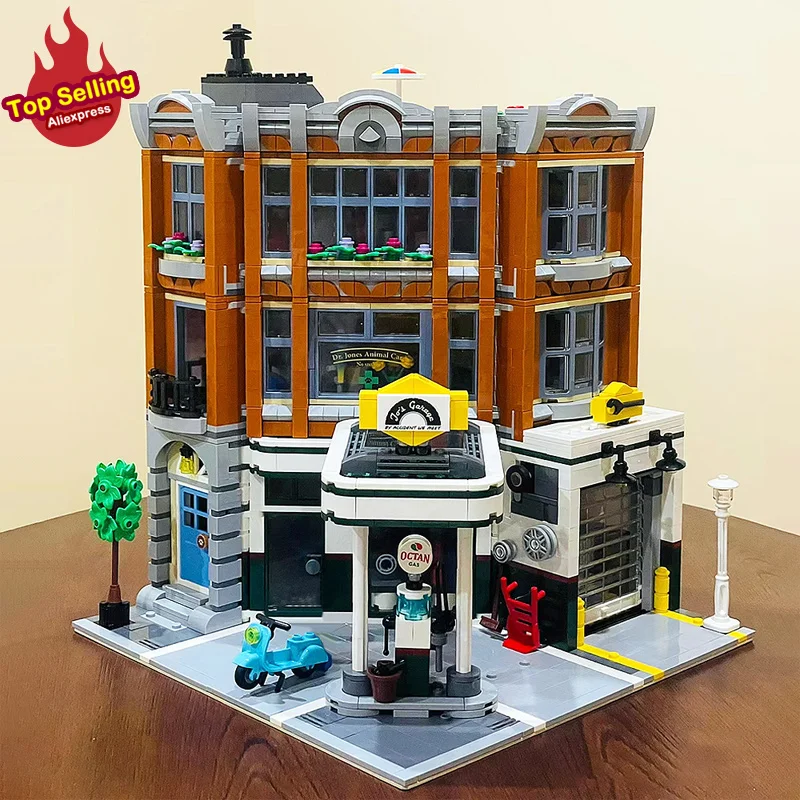 

Строительные блоки для гаража, строительные блоки 10264 Moc, 2569 шт.