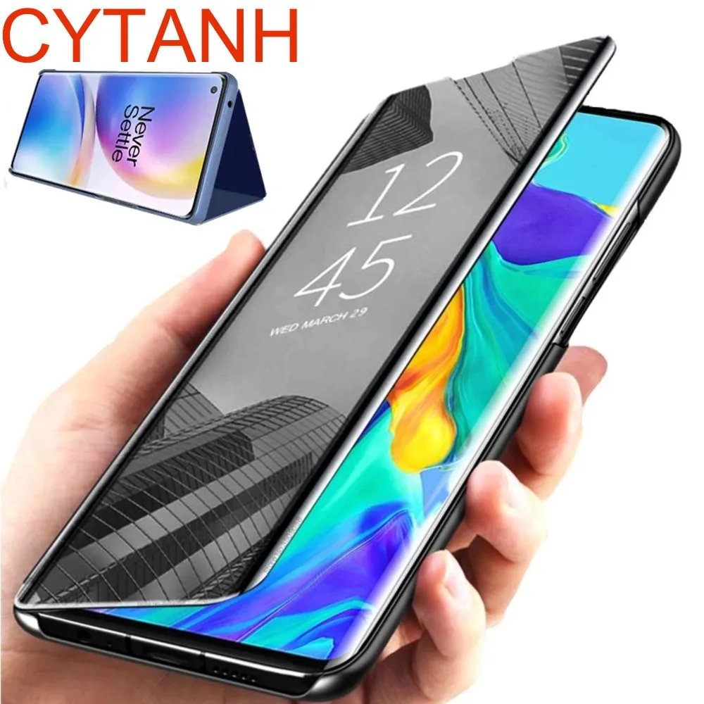 Умный зеркальный флип-чехол для Samsung Galaxy A21S A71 A51 A32 A22 A70 A52 A20e A02 A01 A31 A42 A72 A02s A03s A6 A7 A8 Plus