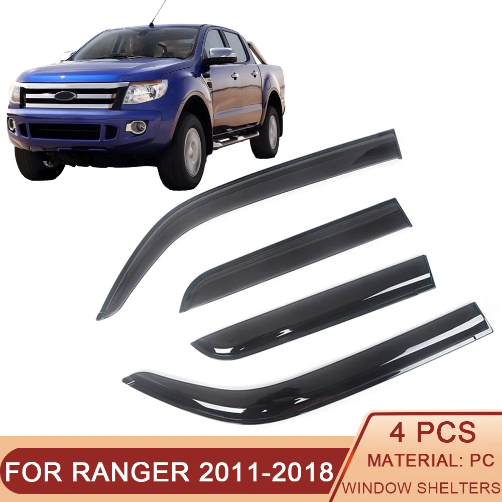 

Козырёк автомобиля для Ford Ranger T6 11-18, тонированный, цвет черный
