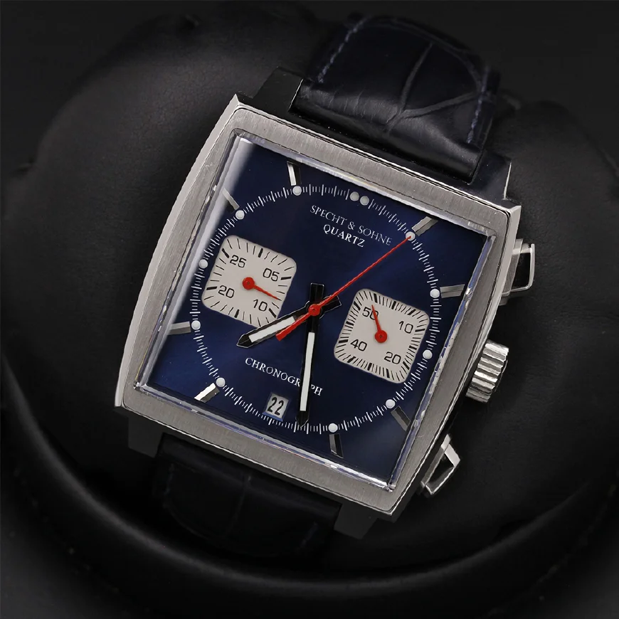 

VK63 Japan Movement Quartz Watch Men 100M Waterproof Square Mens Watches Top Brand Luxury Stainless Steel Rado Male Wrist Watch