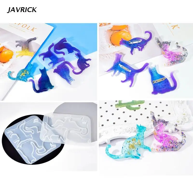 

3D Cartoon Silicone Brooch Mold Epoxy Resin Craft Making Accessory