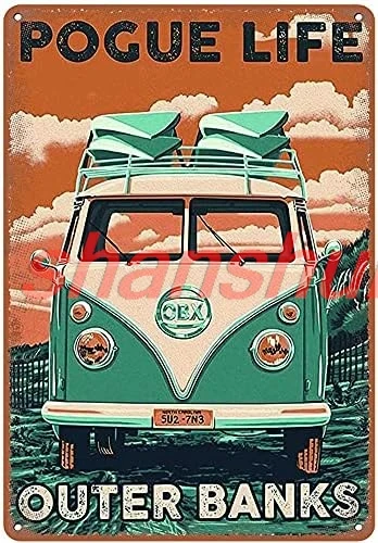 Оловянная вывеска Dreacoss внешняя жестяная внешние банки Pogue Life в стиле ретро Добро