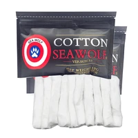 2pack original seawolf bacon cotton sea wolf organic cotton for rda rba diy tools