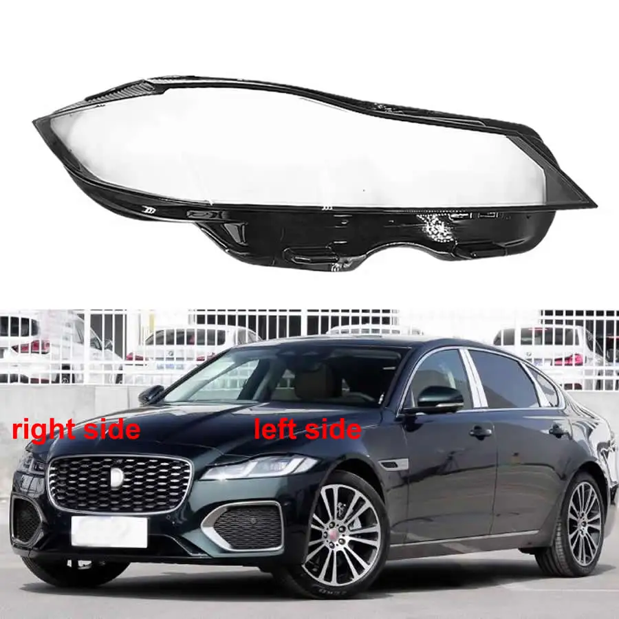 

For Jaguar XF XFL 2021 2022 2023 Headlamp Cover Headlight Transparent Lens Shell Plexiglass Replace Original Lampshade