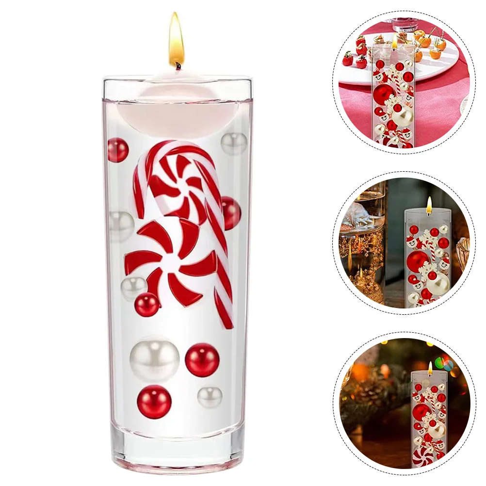 

Vase Filler Floatingfor Christmas Beads Fillers Pearl Vasescandle Decor Decoration Bead Water Homeornament Faux Centerpieces