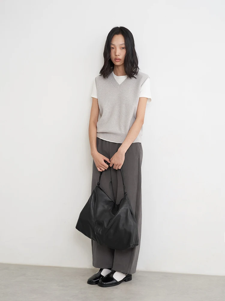 Женская одежда Love and Nancy оригинальный дизайн осень 2024 новый флисовый жилет без