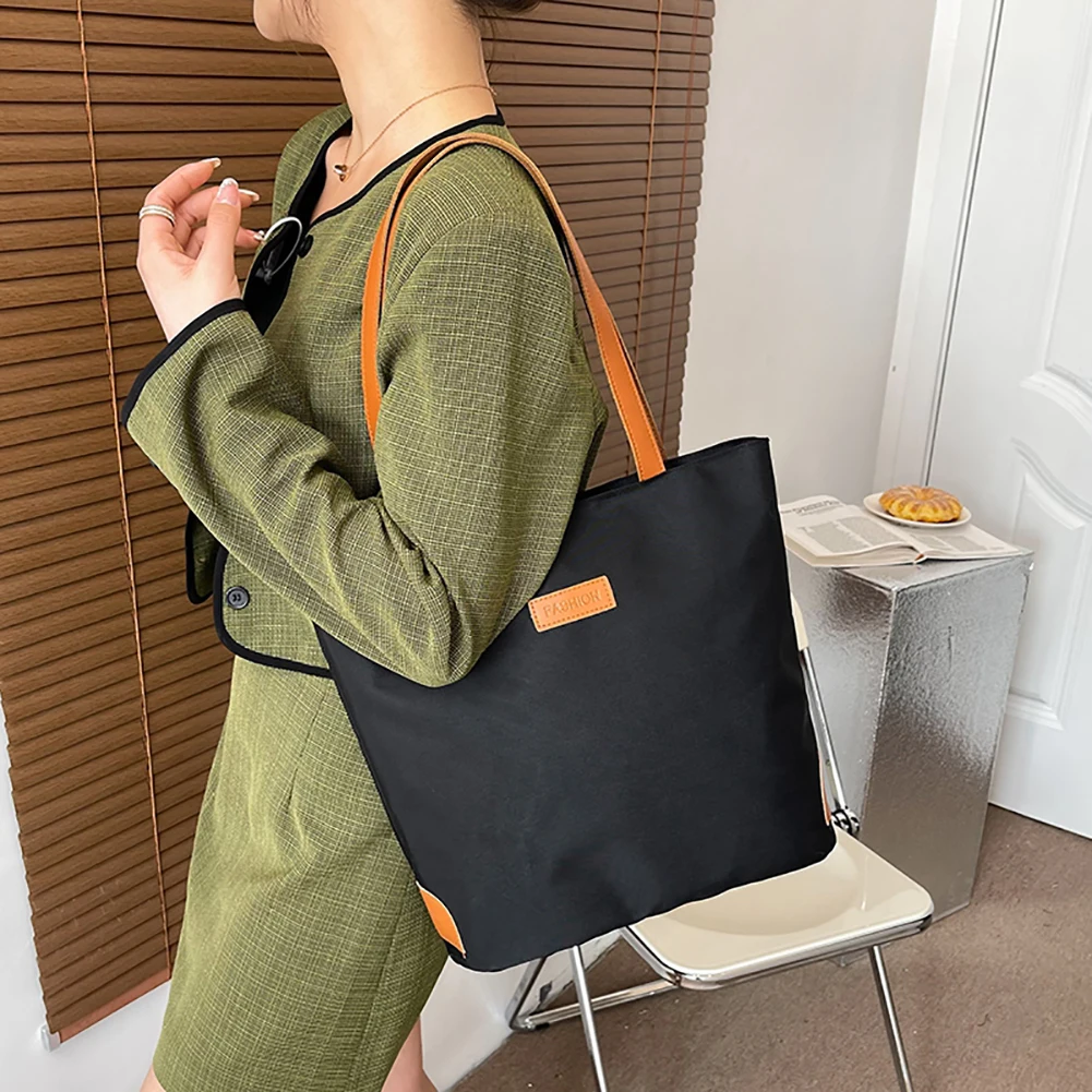 

Oxford Cloth Women Simple Shoulder Bag Large Capacity Portable Handbags for Female Students Girls Travel Computer Totes Shopping