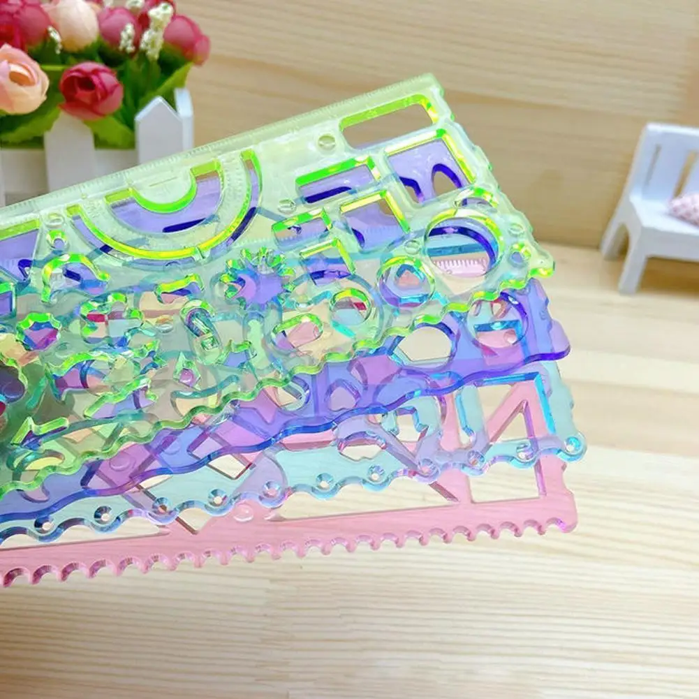

Baby DIY Drawing Templates Painting Model Rulers Template for Kids Children Gifts Drawing Learning Educational Toys For Chi U5F6