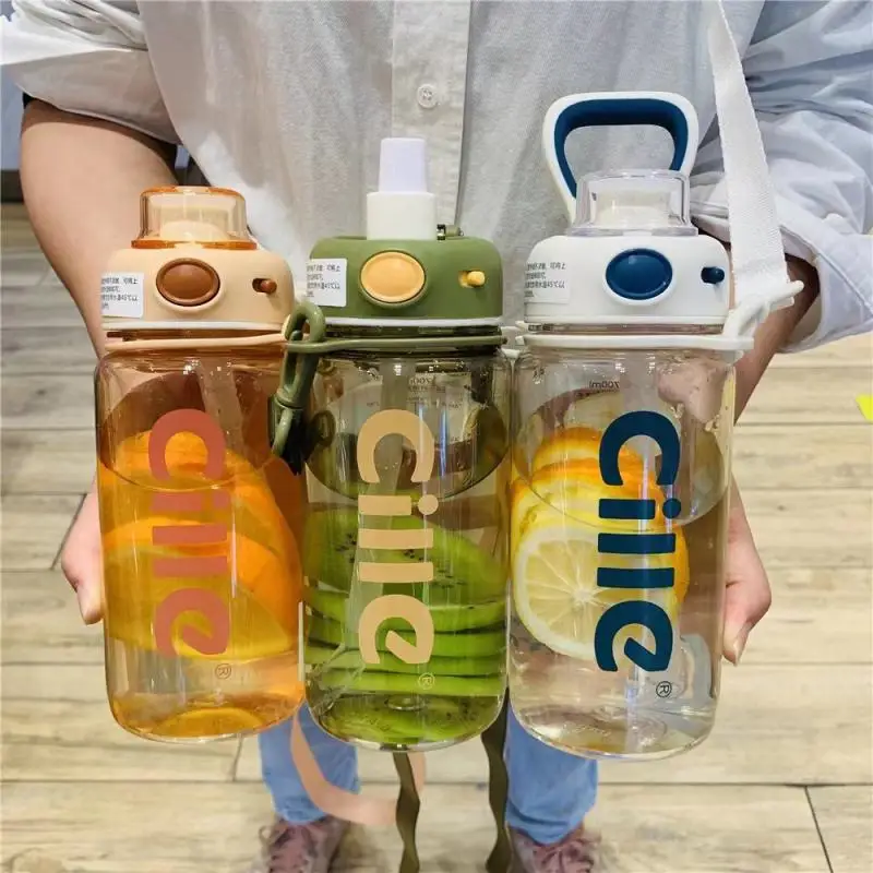 

New Large Capacity Water Cup Portable Tritan Milk Bottle Grade Plastic Outdoor Sports Water Bottle For Male And Female Students