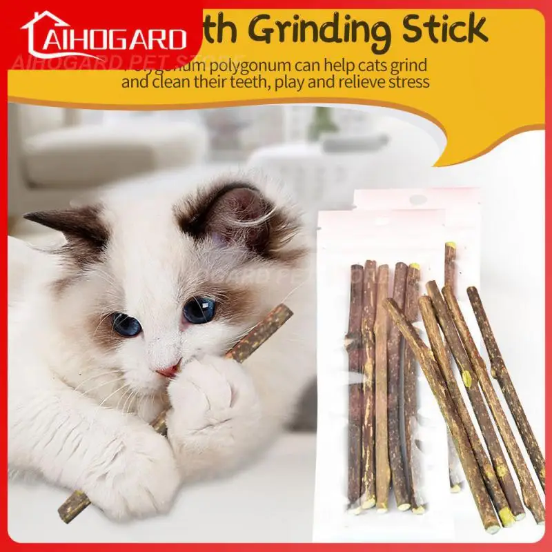 

No Additives Cat Cleaning Teeth Cat Molar Stick Natural Plants Clean Teeth Healthy Cat Snacks Sticks Pet Supplies Toys Catnip