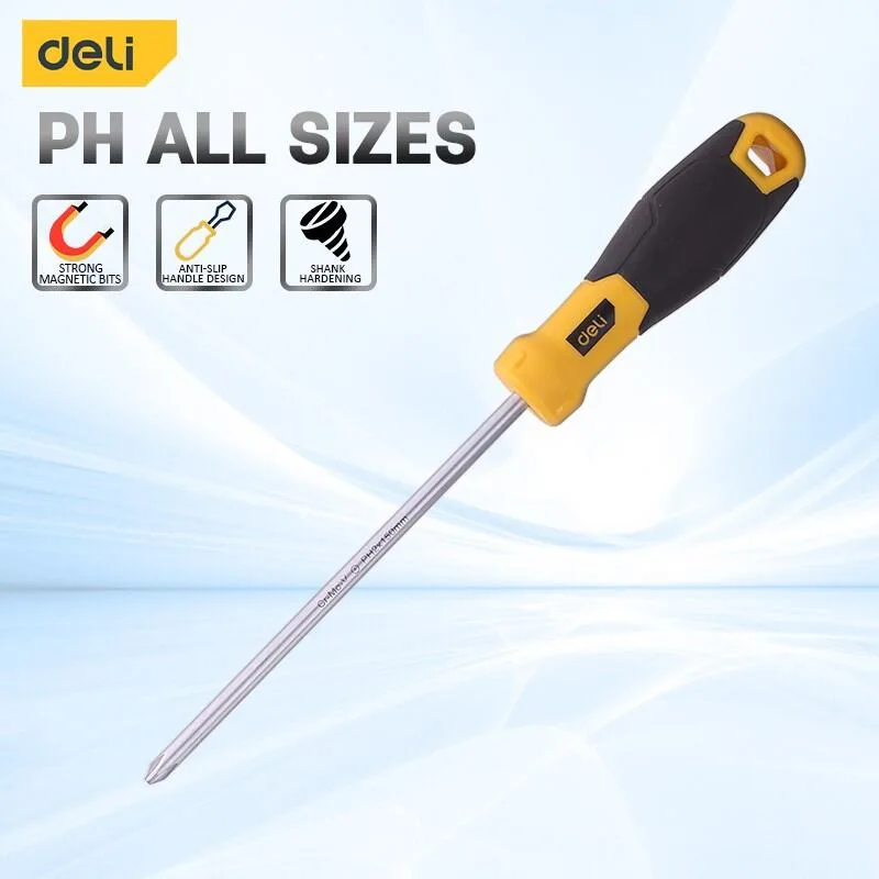 

Магнитная Отвертка Deli Philips PH0/PH1/PH2/PH3