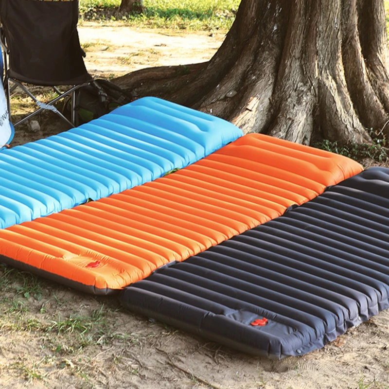 

Ultralight Self-inflating Air Mattress Widen Sleeping Pad Splicing Inflatable Bed Beach Picnic Mat Camping Tent Air Cushion