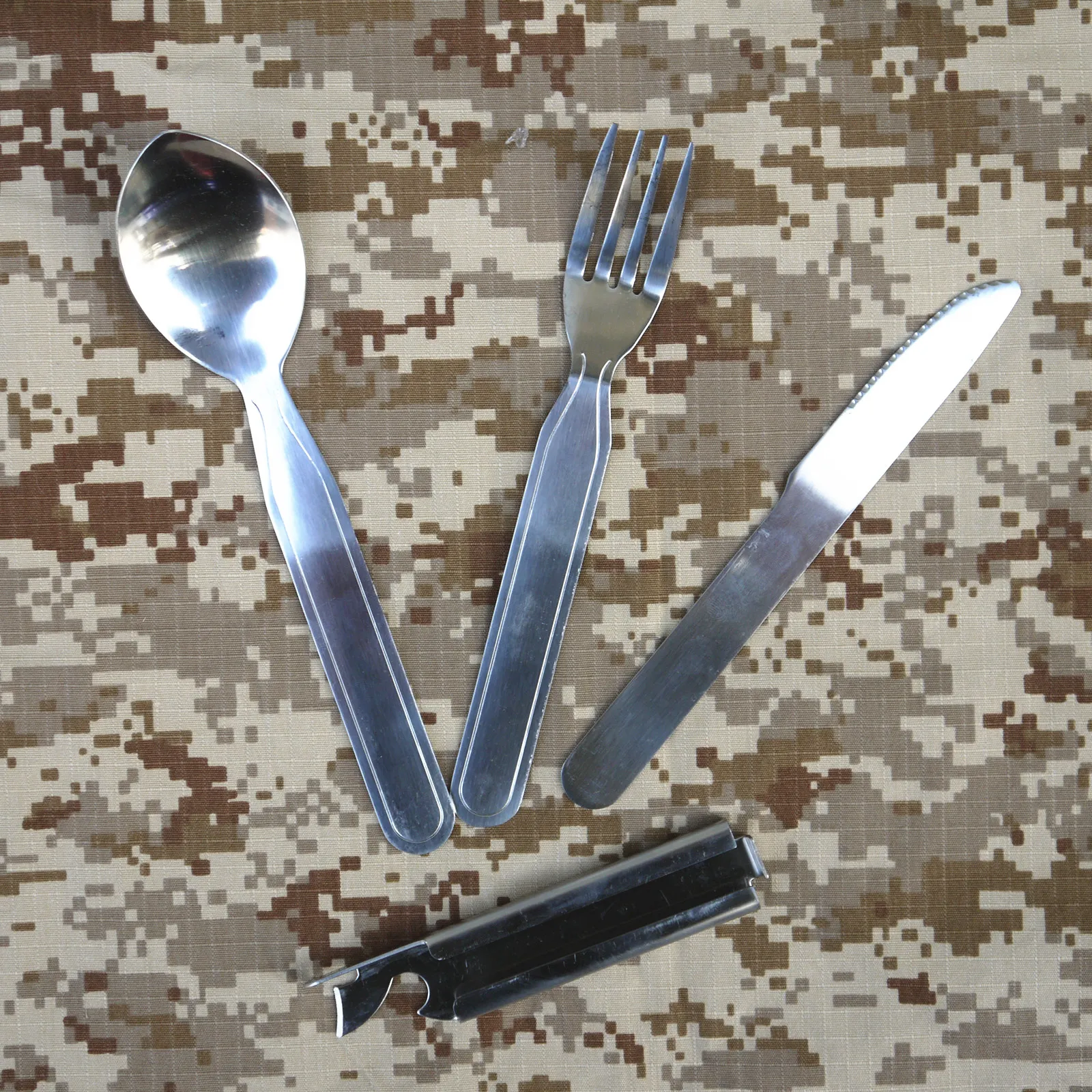 4 шт. складные столовые приборы из нержавеющей стали