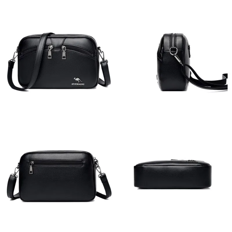 PU Leather Women Crossbody Bag Handbag Shoulder Bag Brand Designer Luxury PU Leather Tote Shopper Messenger Bag