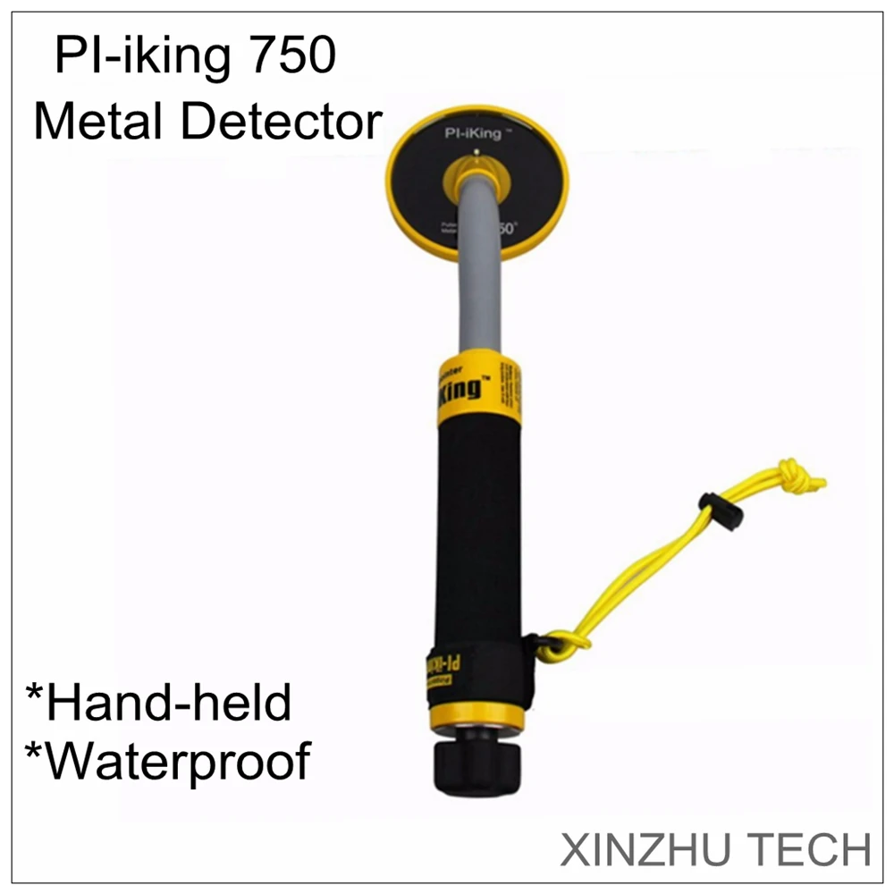 

Handheld Metal Detector 30m PI-Iking 750 Positioning Rod Detector Gold Detector Alarm Pulse Induction Underwater Search Detector