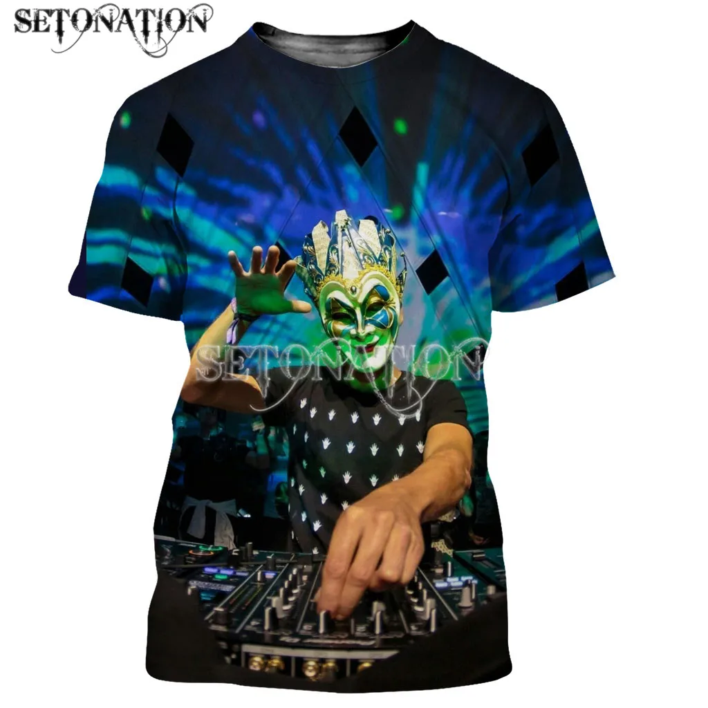 

DJ Boris Brejcha men/women New fashion cool 3D printed t-shirts casual style t shirt streetwear tops dropshipping