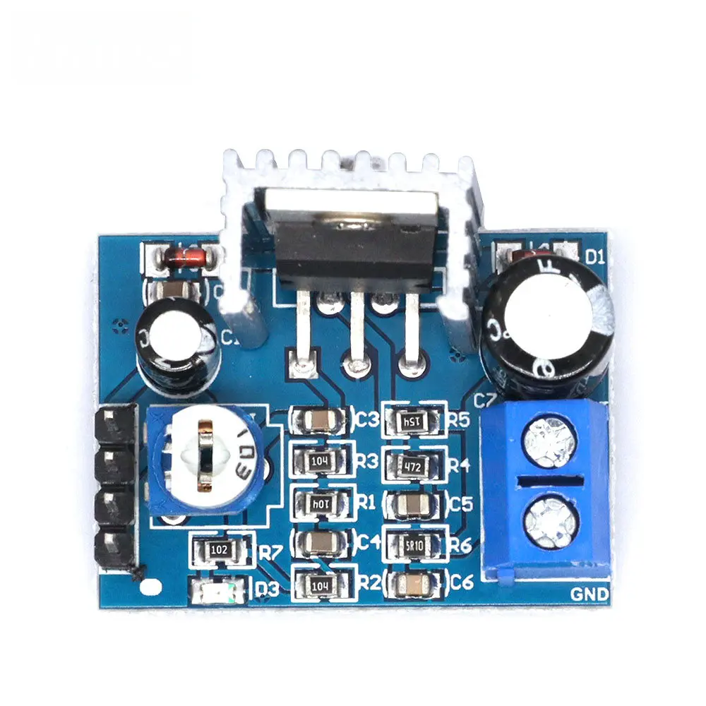 Модуль TDA2030A 6 в 9 12 В одиночный источник питания аудио TDA2030 усилитель DIY Цифровая
