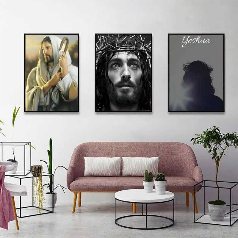 

Jesus Jinsung Lim Jesus Chris Posters Kraft Paper Vintage Poster Wall Art Painting Study Aesthetic Art Wall Painting