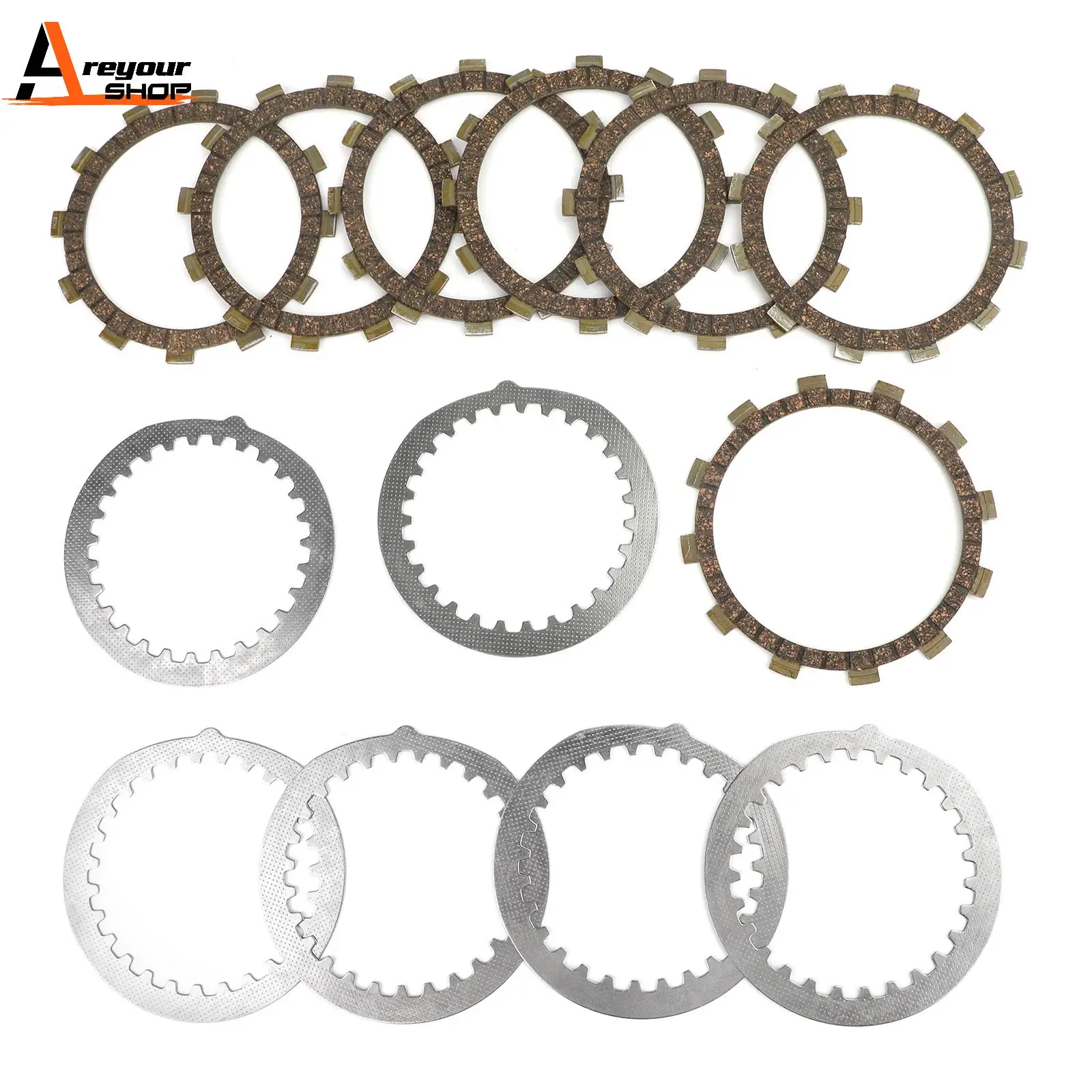 Areyourshop подходит для Yamaha XJ400D XJ400 1981 Комплект сцепления стальные и фрикционные