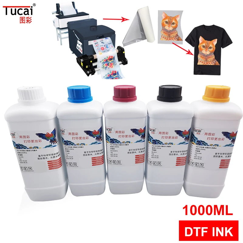 

Цифровые пигментные термопечатающие чернила ПЭТ пленка DTF печатные чернила для принтера 4720 /1390/A3 A4