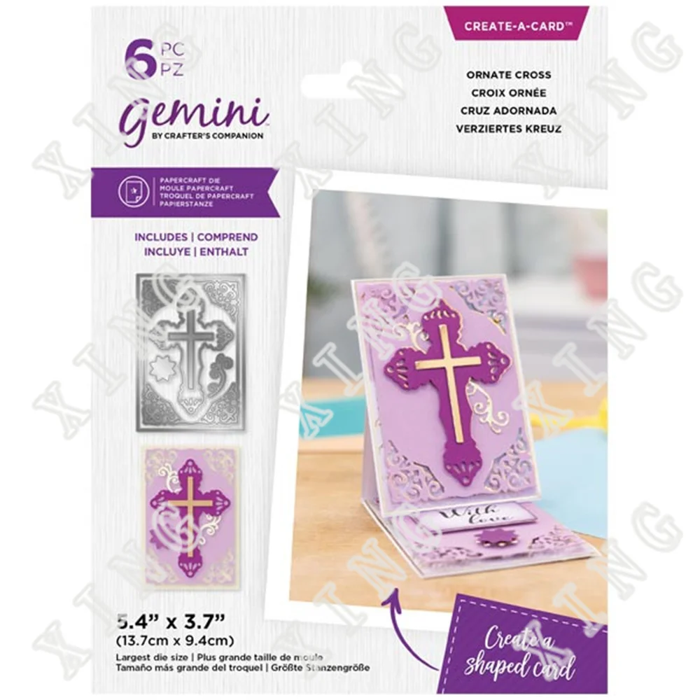 

Ornate Cross New Arrival Metal Cutting Dies Scrapbook Diary Decoration Stencil Embossing Template Diy Greeting Card Handmade