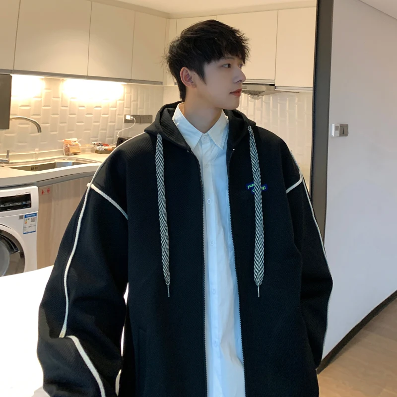 

Толстовка с капюшоном LAPPSTER-Youth Y2k, уличная одежда, оверсайз, на молнии, пуловер 2023, корейские модные толстовки с капюшоном, повседневные винта...