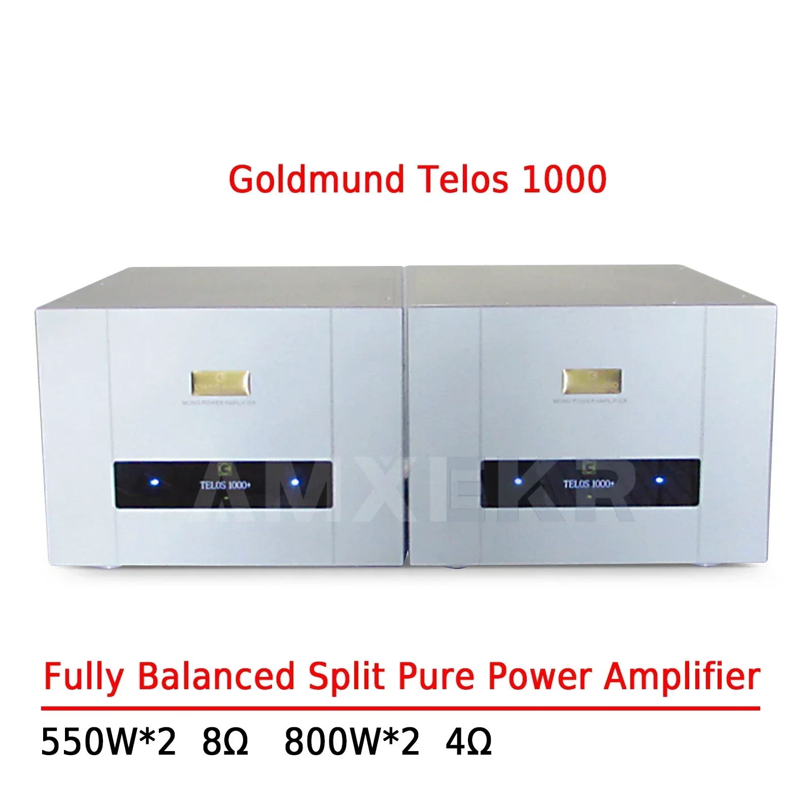 AMXEKR Goldmund Telos 1000 Line 800 Вт * 2 класс A и B полностью сбалансированный разделенный