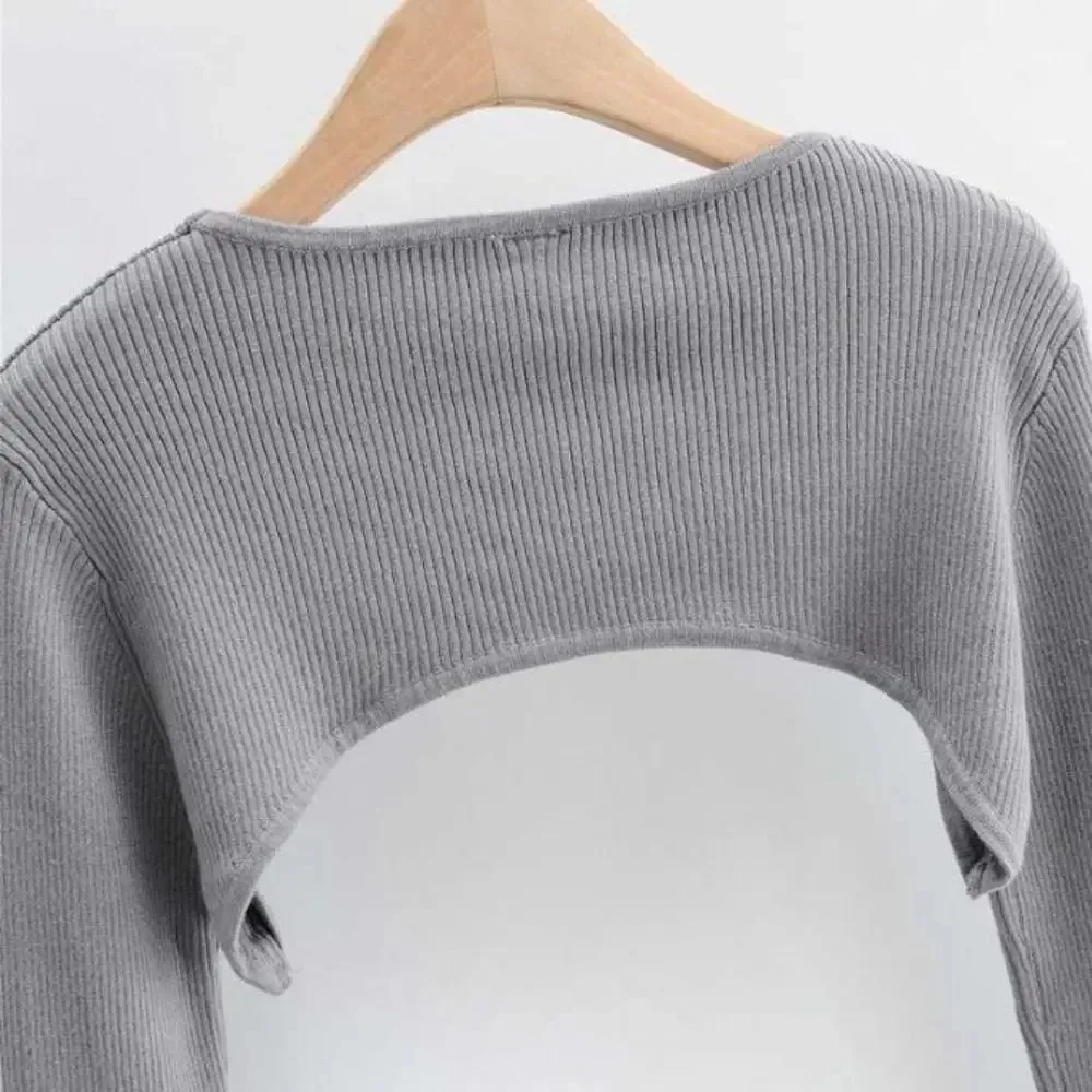 Сексуальный повседневный женский укороченный топ элегантные суперкороткие