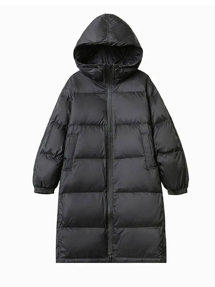 Women Long Down Jacket New Casual Styl White Duck Down Jackets Autumn Winter Coats And Parkas Female Outwear