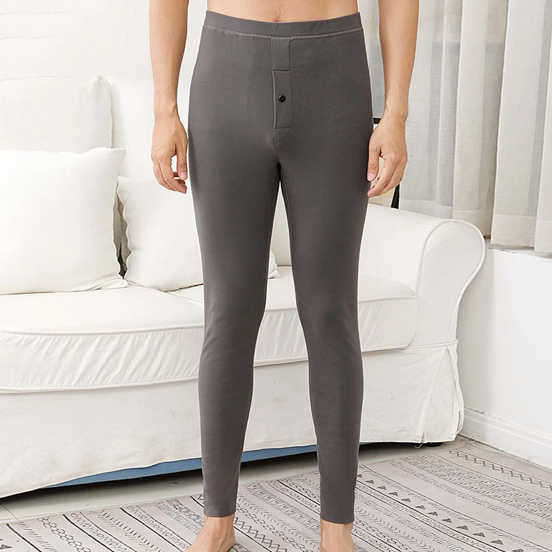 Autumn Thermal Underwear Man Long Johns Hombre Winter Warm Thicken Thermo Underwear Pants Mens Leggings Thermal Bottoms For Men