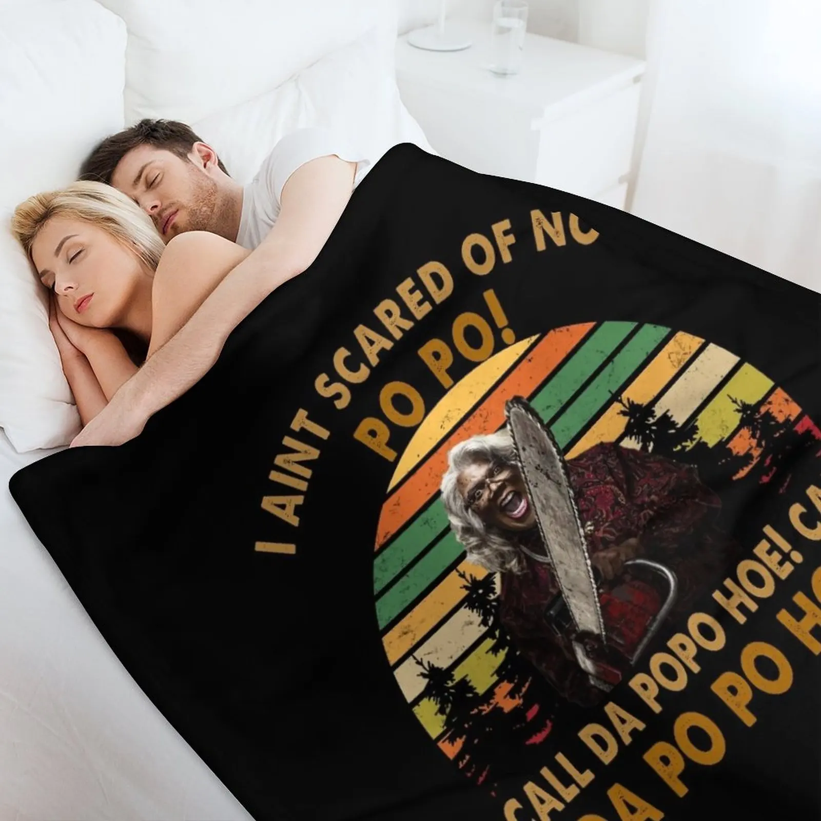 Забавное одеяло для Хэллоуина с изображением мадеи Тайлера